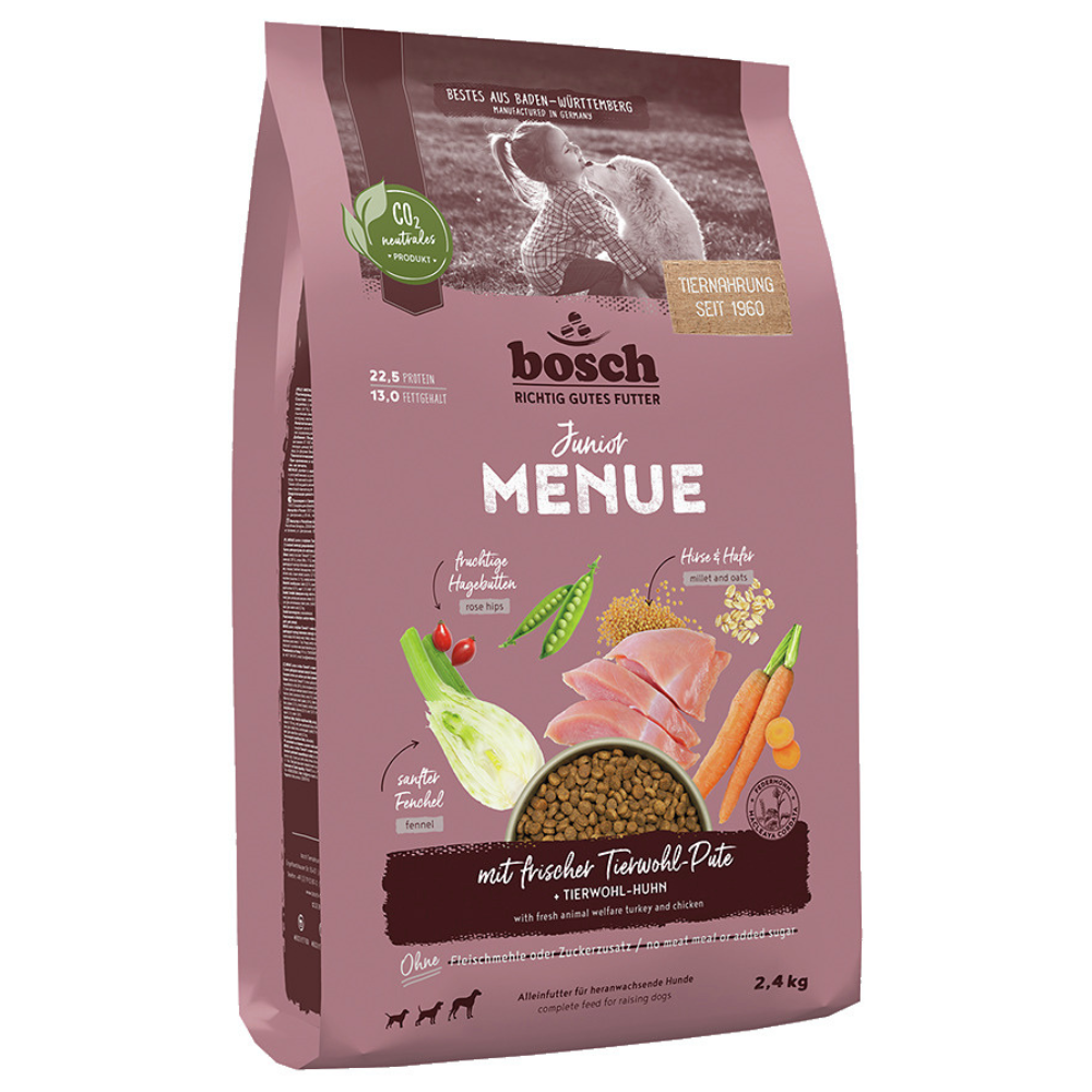 Bosch HPC Menu Junior con Tacchino Benessere Animale