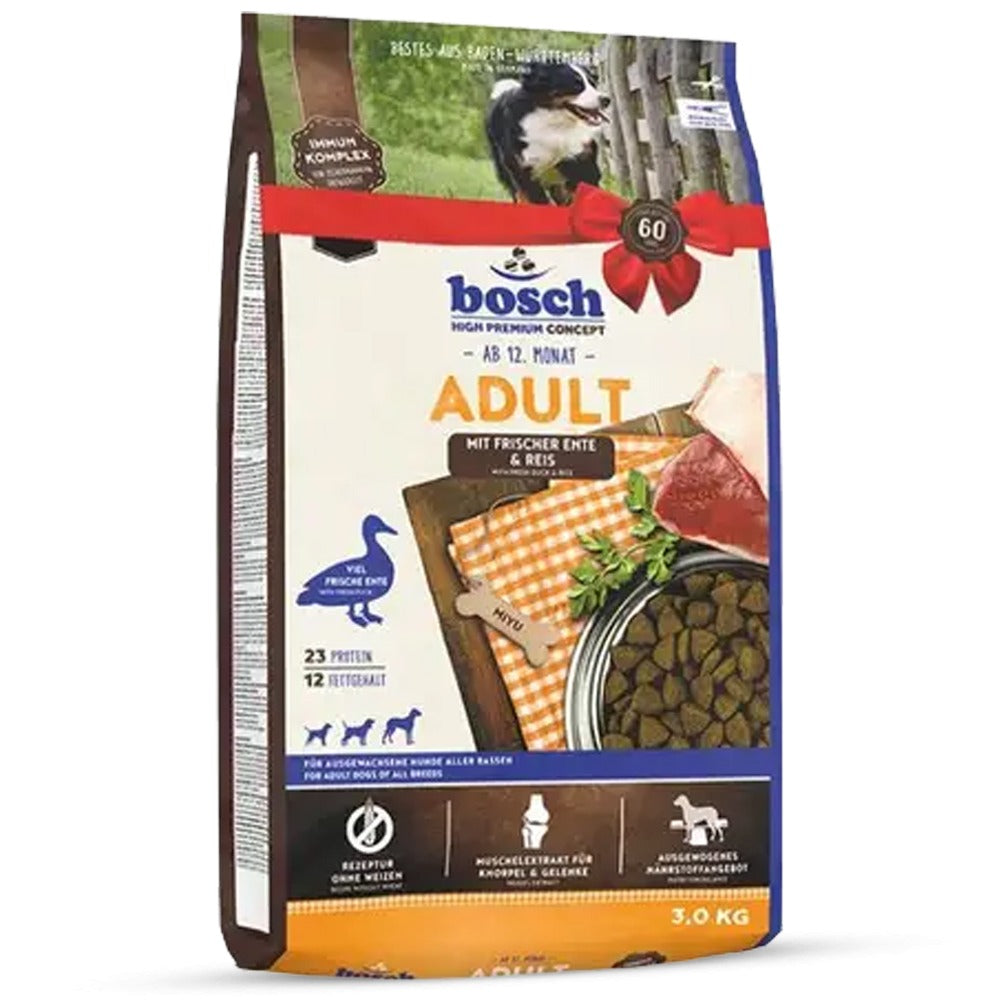 Bosch Adult con Anatra Fresca e Riso – Crocchette Premium Cane