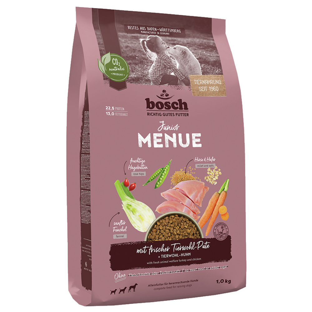 Bosch HPC Menu Junior con Tacchino Benessere Animale