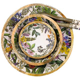 Mango Wood Bowl Herbs Print