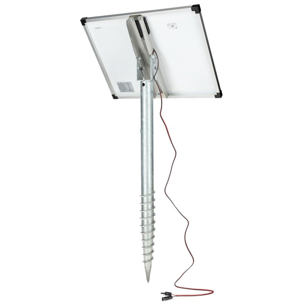 Kerbl Solarmodul 55 W mit Laderegler und MC4-Anschluss