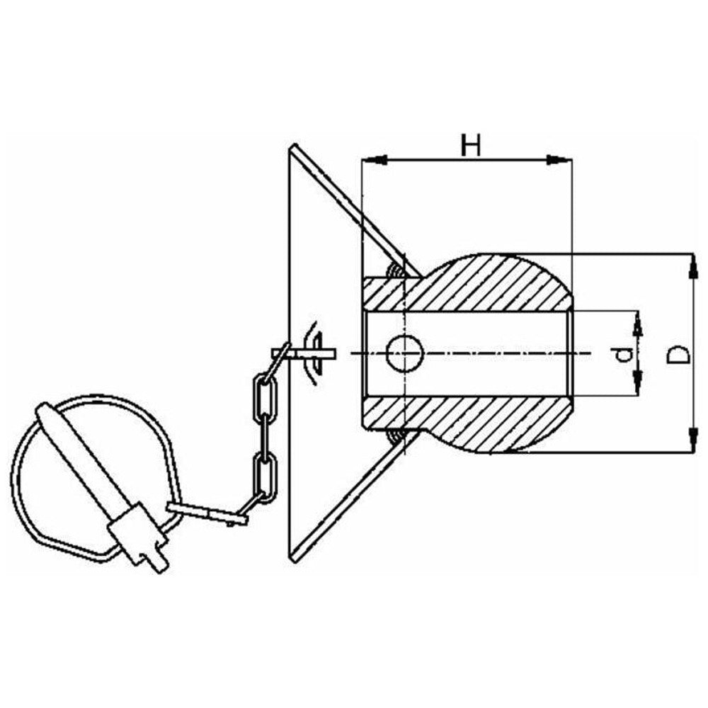 Guide Cone Cat. 2/2°, 56x69mm, Ø 28.4mm