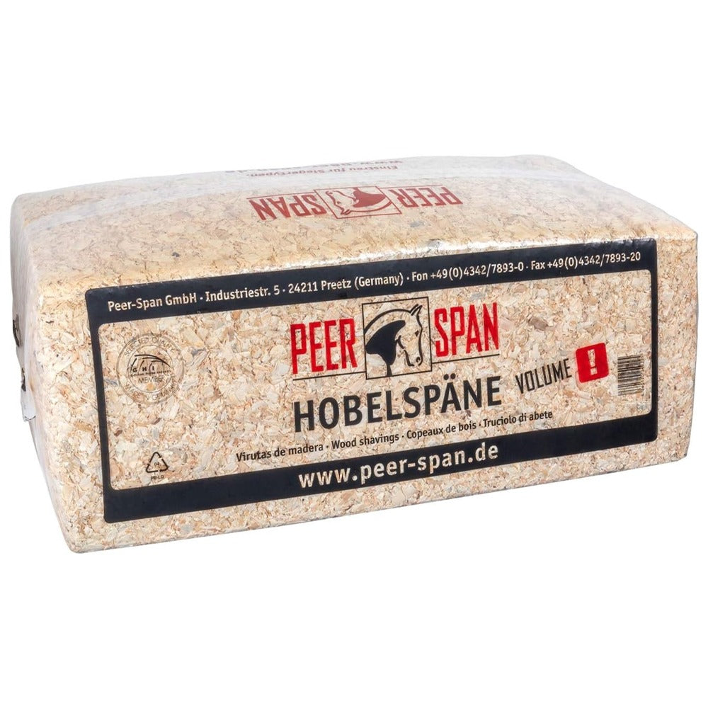 Peer-Span XXL Pferdeeinstreu – entstaubte Hobelspäne (18kg)