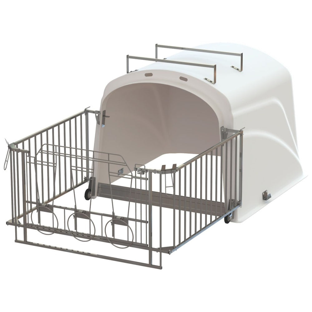 CalfHouse Premium DUO mit Umzäunung