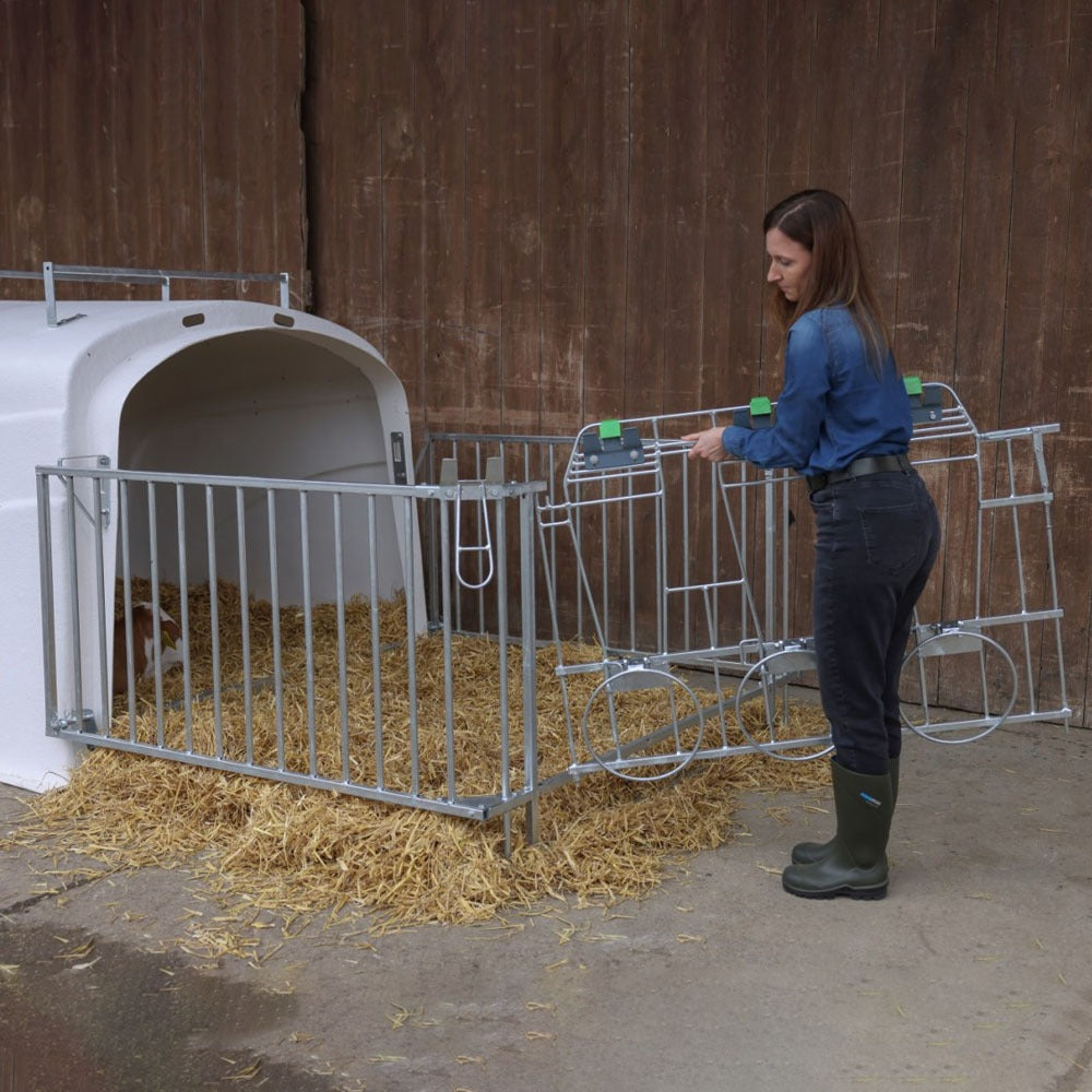 CalfHouse Premium DUO mit Umzäunung