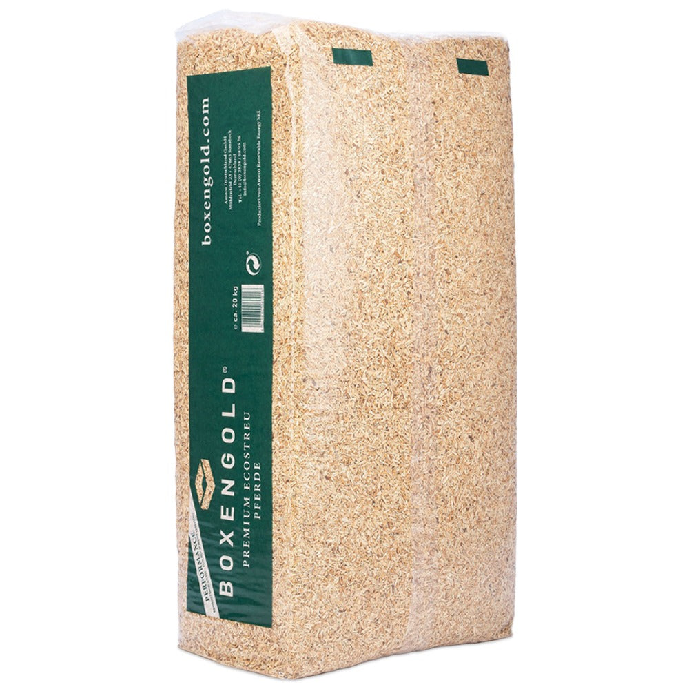 Boxengold Premium Pferdeeinstreu aus Fichtenholz 20kg