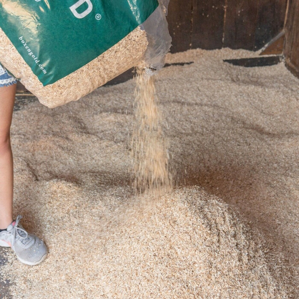 Boxengold Premium Pferdeeinstreu aus Fichtenholz 20kg