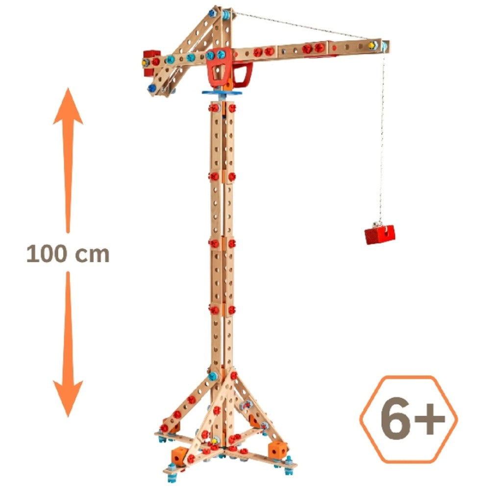 EH Construct Kran – Holzspielzeug