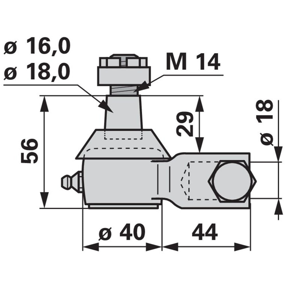 Ball Joint for Upper Blade ESM 2890090