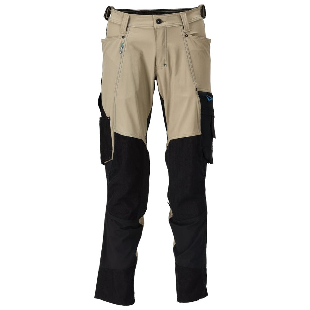 MASCOT ADVANCED Hose mit Knietaschen, dunkelanthrazit/schwarz