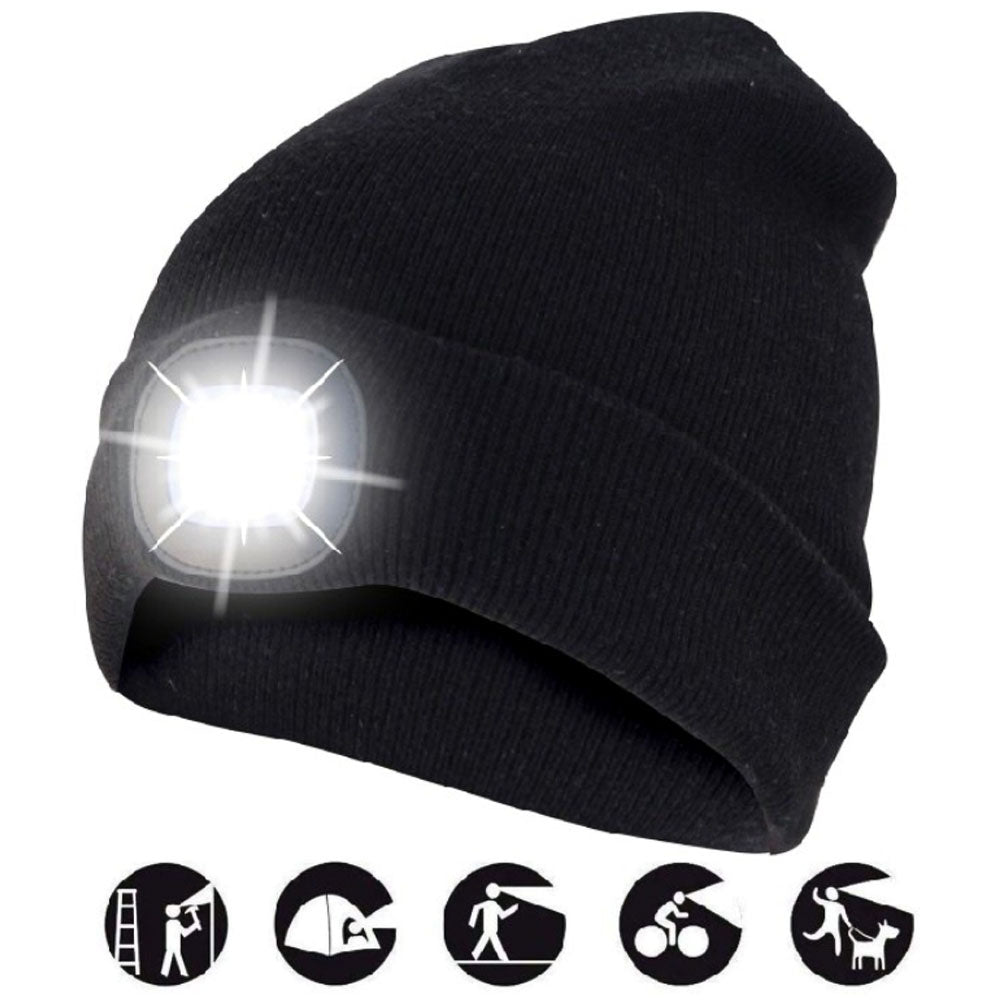 Cappello per bambini con luce LED ricaricabile integrata