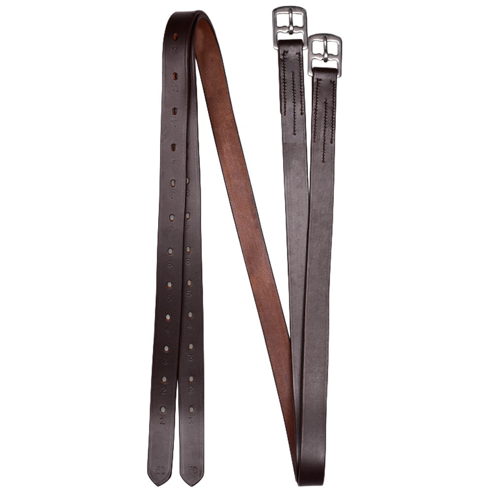 Waldhausen X-Line Steigbügelriemen 25mm Leder Edelstahl