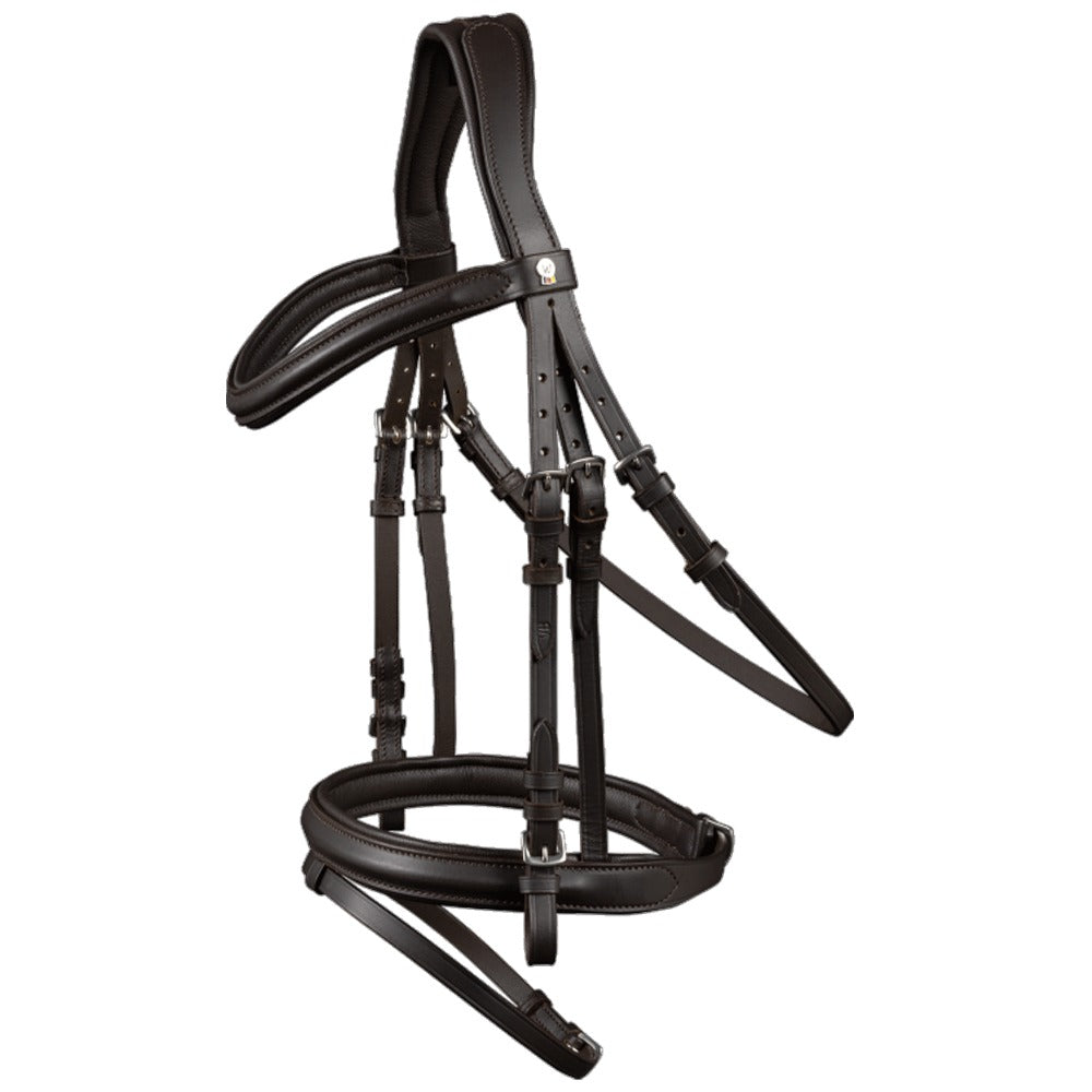 Waldhausen X-Line Trense London Anatomisch Leder Reitzaum