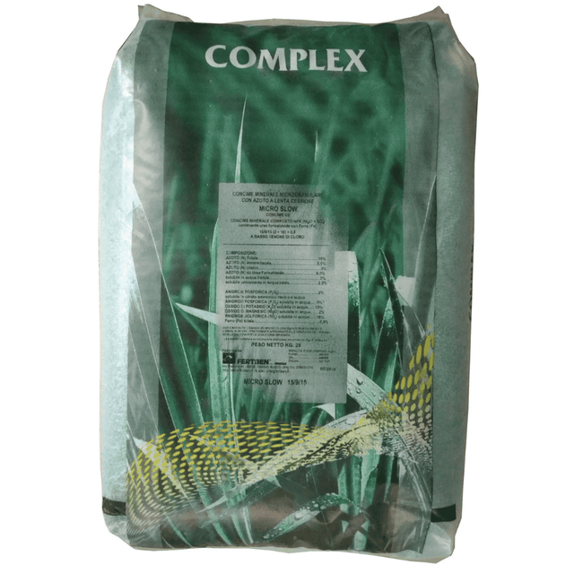 MICRO SLOW – Fertilizzante NPK a lento rilascio con Ureaform, basso contenuto di cloro