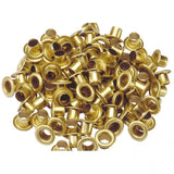 Occhielli Zincati e in Ottone Nichelato da 100 Pezzi