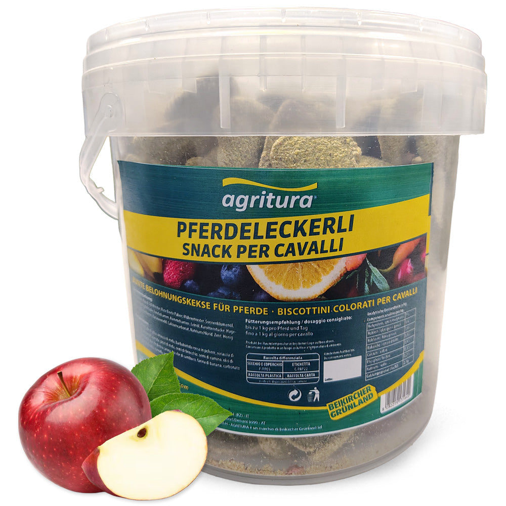 Agritura Snack per Cavalli – Leckerlimix Naturale 3,3L