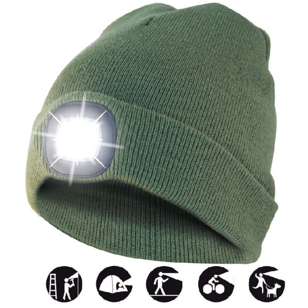Cappello per bambini con luce LED ricaricabile integrata