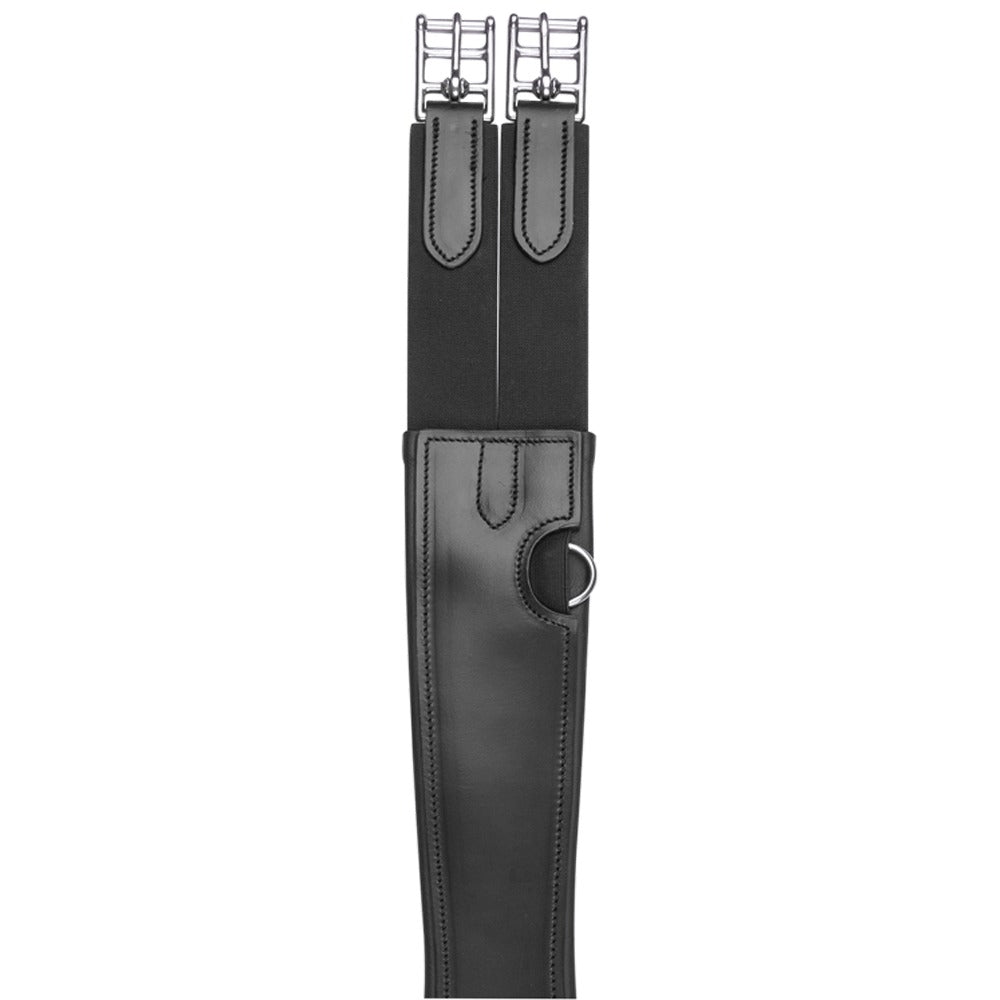 Sottopancia in cuoio Waldhausen anatomico con elastico cavallo