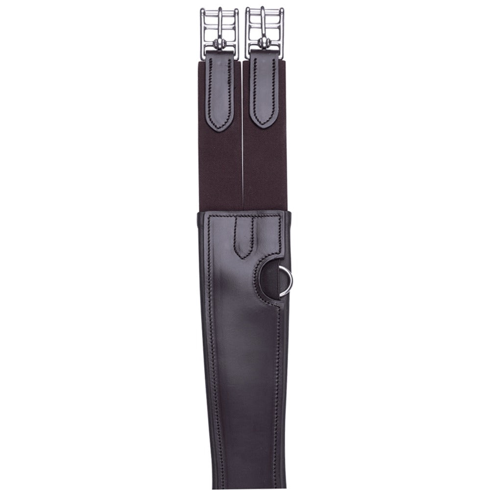 Sottopancia in cuoio Waldhausen anatomico con elastico cavallo
