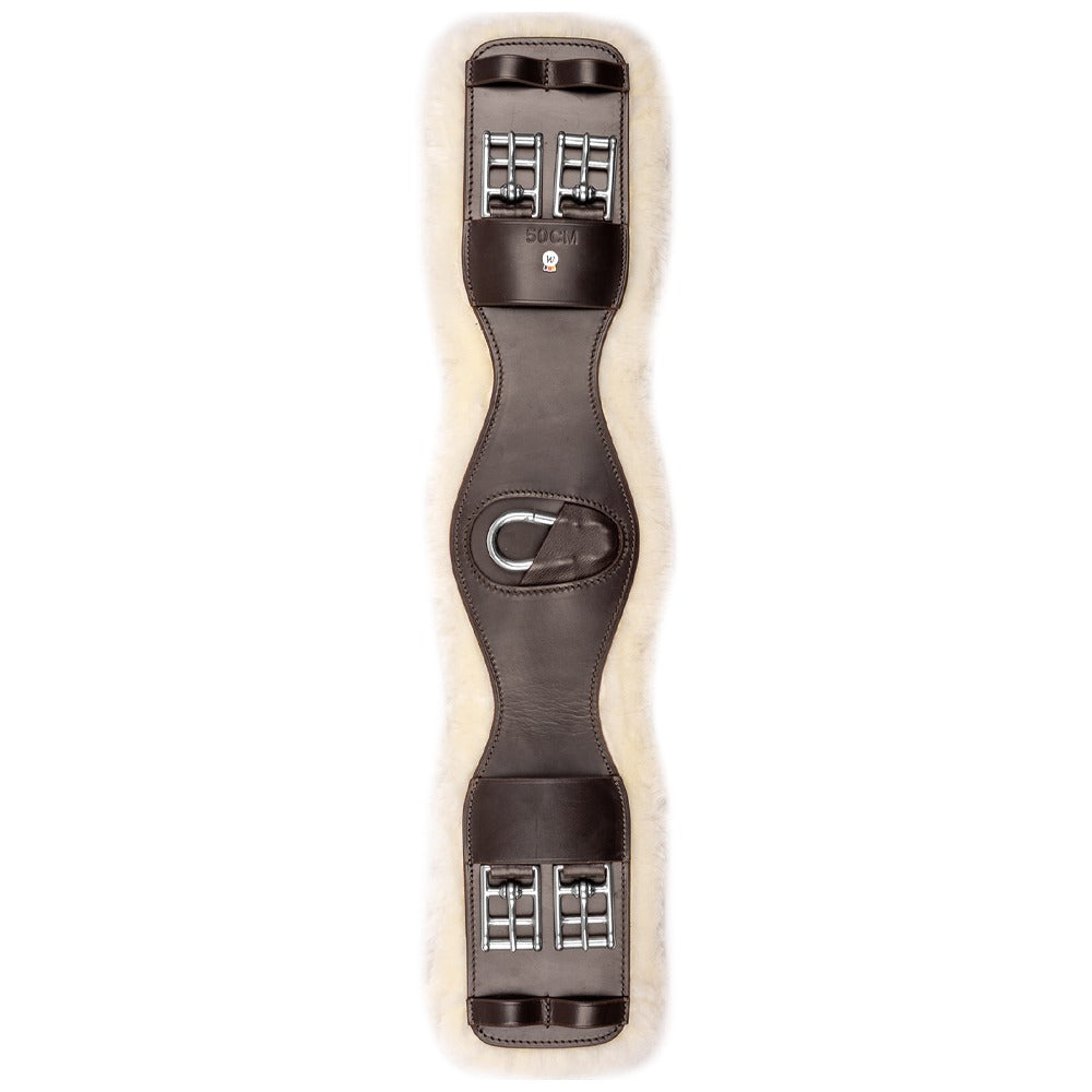 Waldhausen Leather Short Girth with ECO Wool Anatomical Design