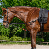 W-trainRein Adjustable Leather Triangle Reins Horse Training