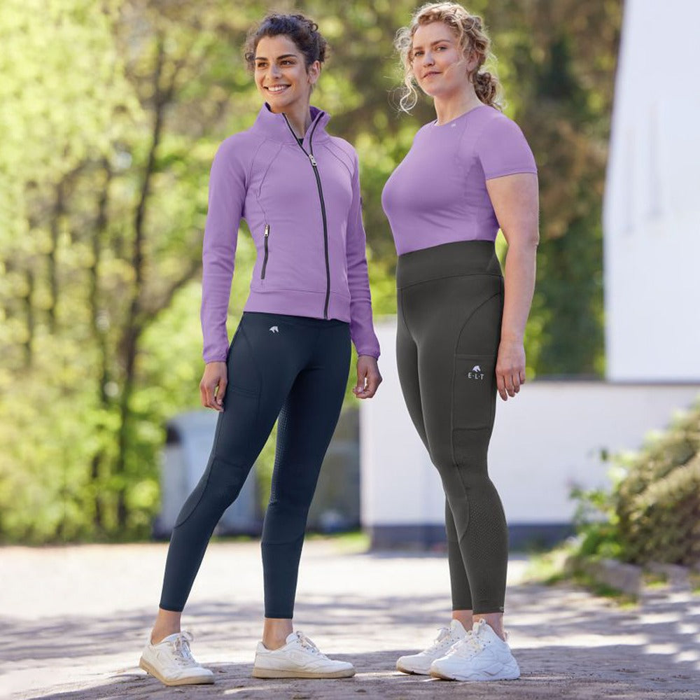 Hanna Reitleggings High Waist Mesh Silikon Damen Komfort Fit