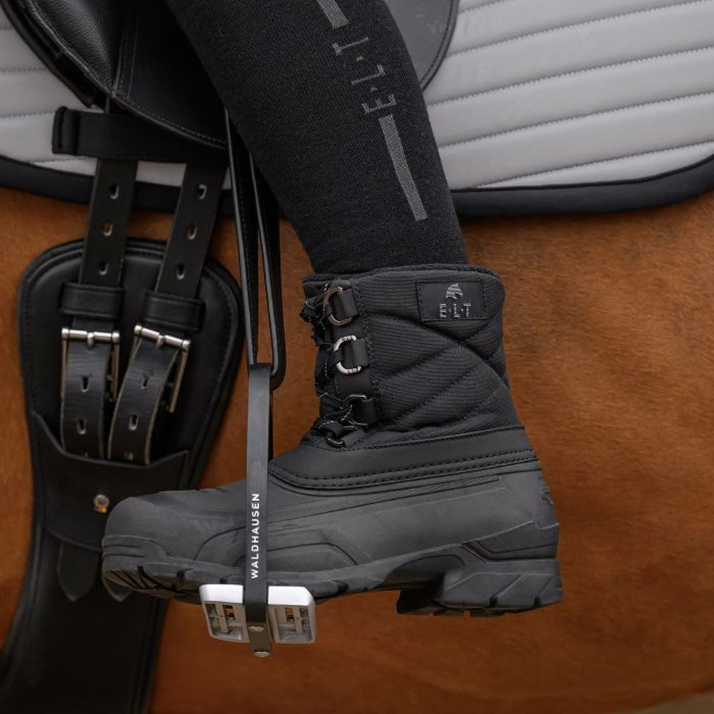 Chicago Thermal Boots Black Waterproof Fleece Lined Riding Shoes