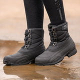 Chicago Thermal Boots Black Waterproof Fleece Lined Riding Shoes