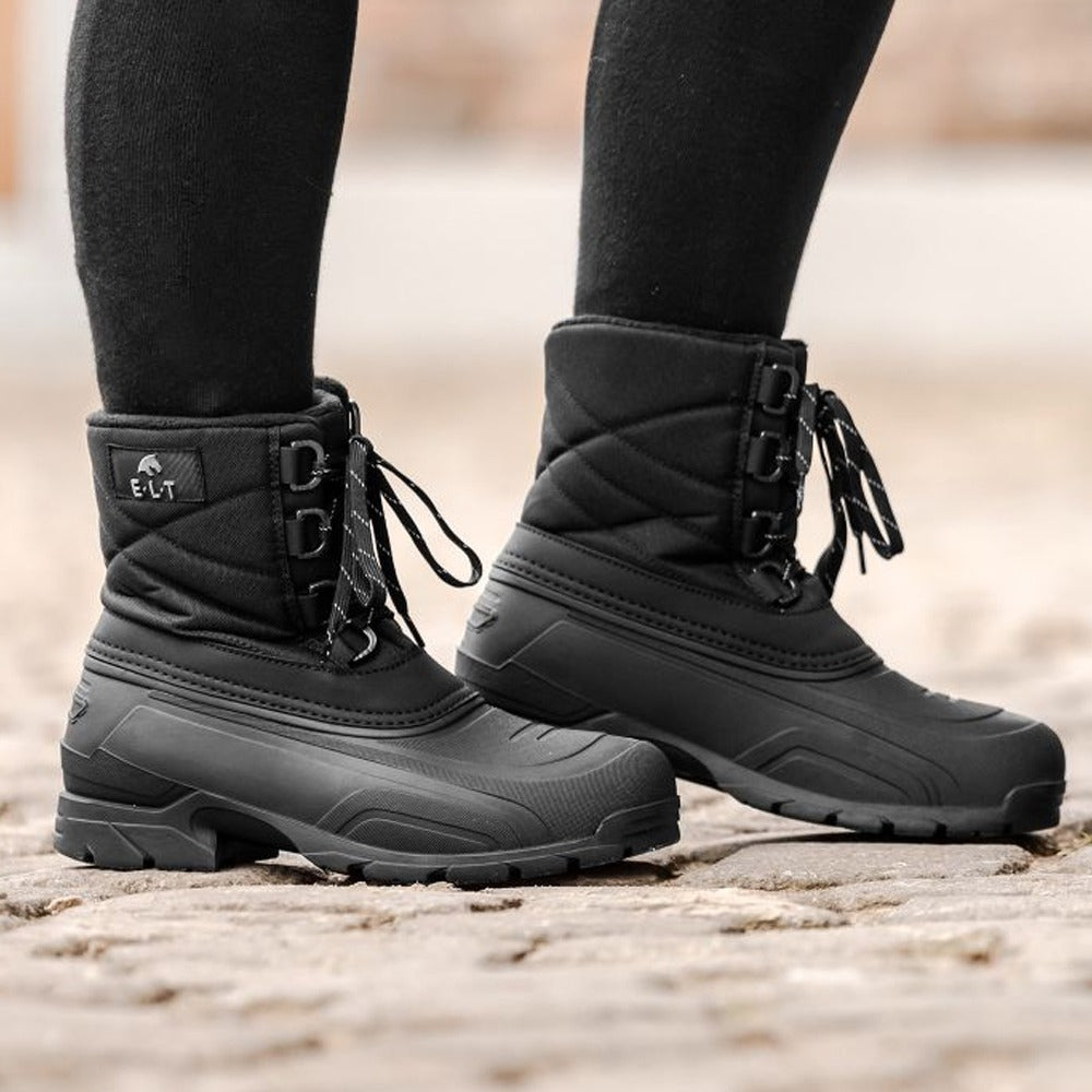 Chicago Thermal Boots Black Waterproof Fleece Lined Riding Shoes