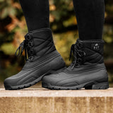 Chicago Thermal Boots Black Waterproof Fleece Lined Riding Shoes
