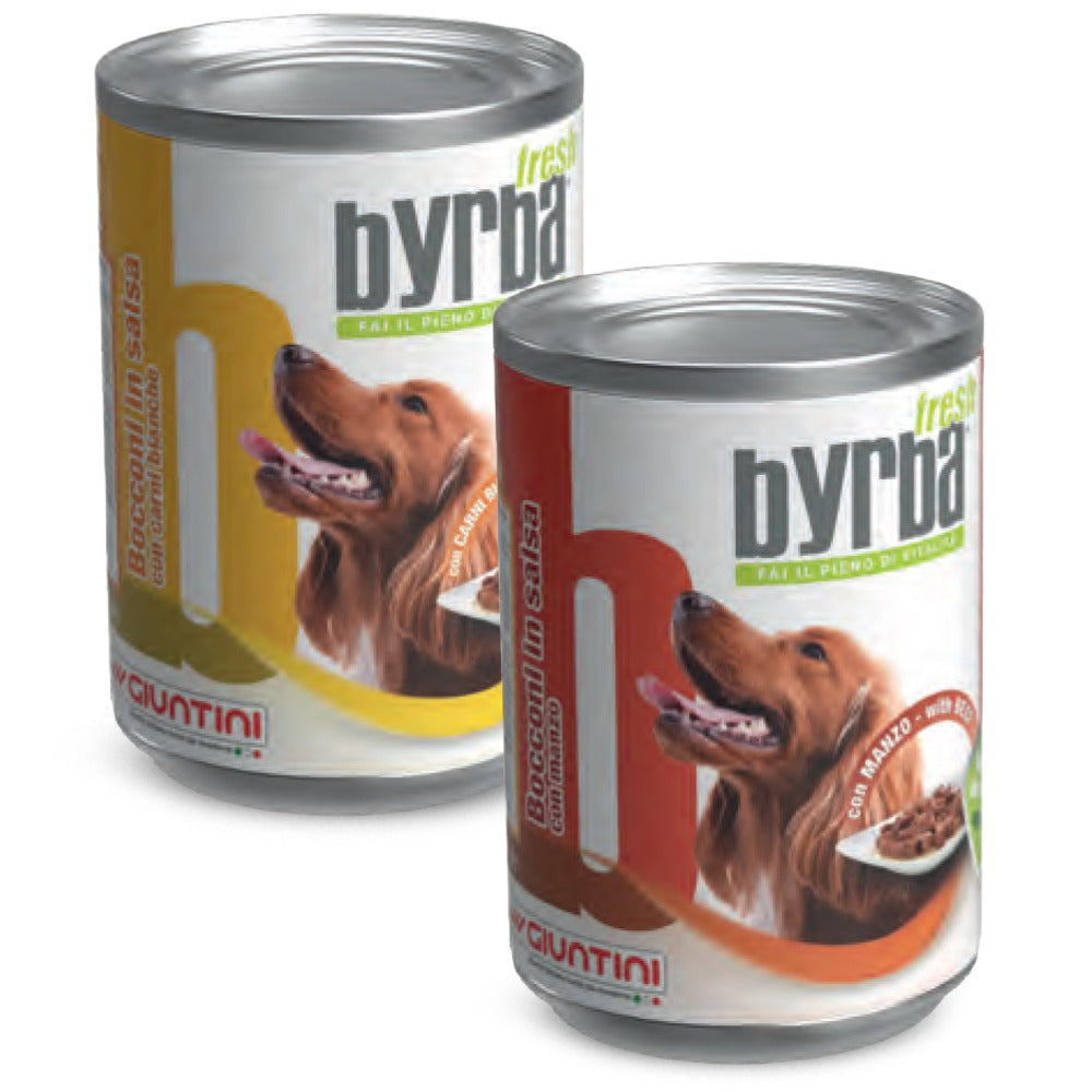BYRBA Wet Dog Food with White Meat 415g
