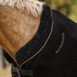 Modern Rosé Fleecedecke Mit Weichem Fellkragen Für Pferde