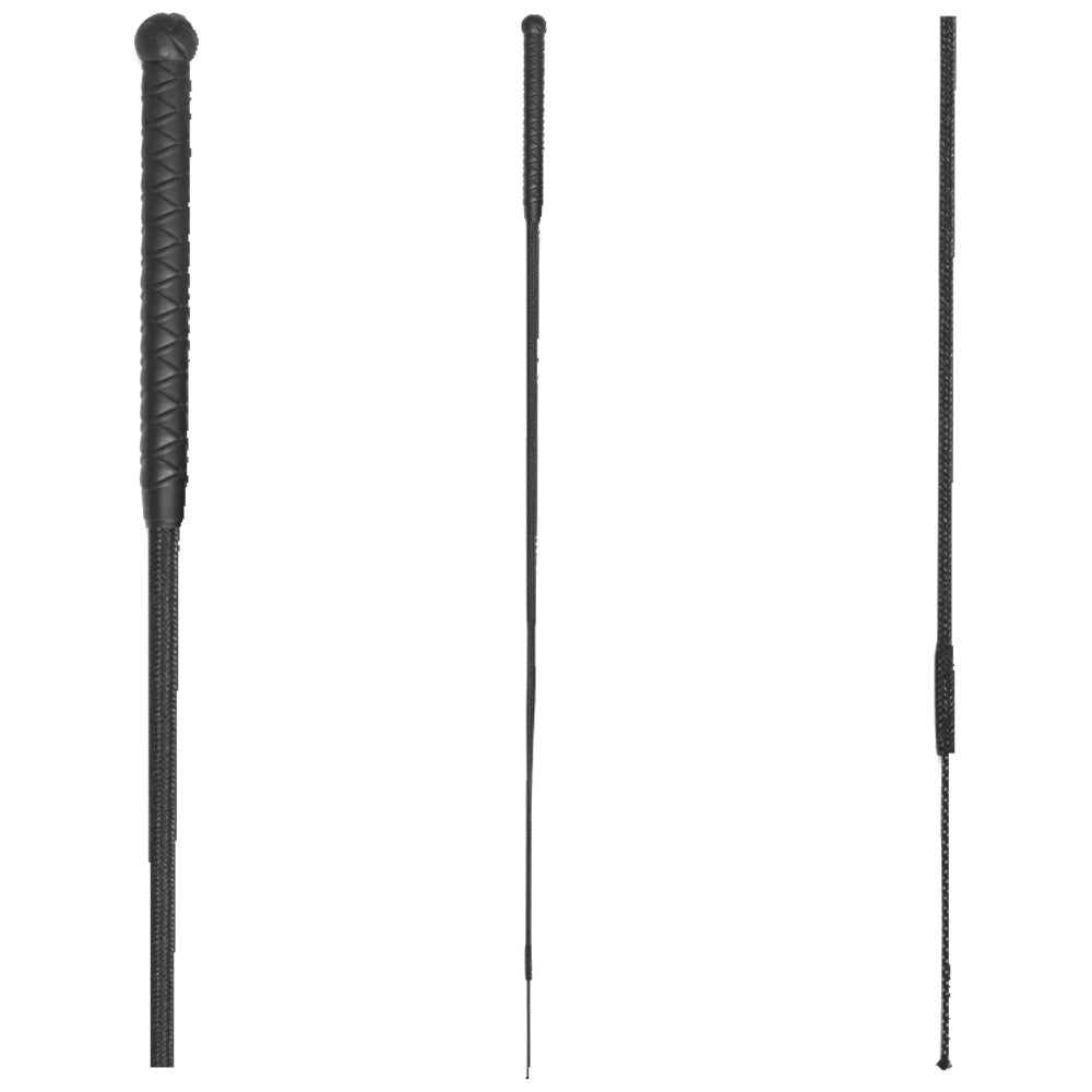 Basic Dressurgerte Schwarz Mit Nylon Bespannung Und Griff