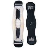 Short Lambskin Girth with Stainless Steel Buckles for Horses