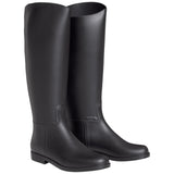 Kids Riding Boots Star Black Waterproof Beginner Equestrian