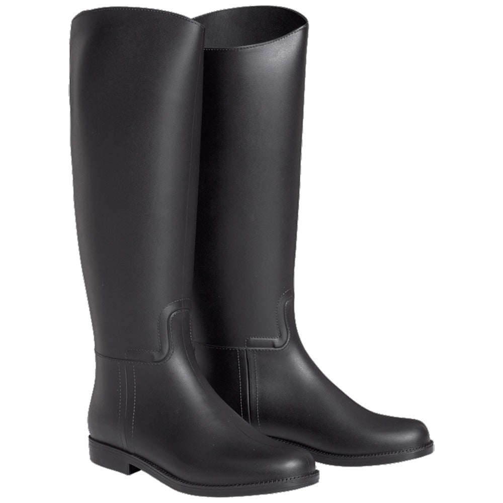 Stivali Da Equitazione Donna Star Impermeabili Comfort - Nero