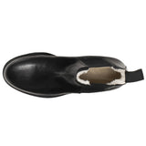 Stivaletti Jodhpur Invernali Pelle Eleganti Caldi Antiscivolo - Nero