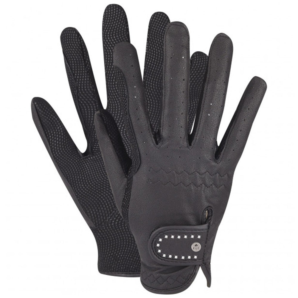 Guanti Equitazione Invernali Allrounder Nero Argento Caldi