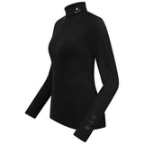 E·L·T Madison Technischer Damen Rollkragenpullover Atmungsaktiv mit Strass