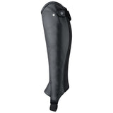Classic Black Leather Chaps Riding Boots Fit Comfortable Design
