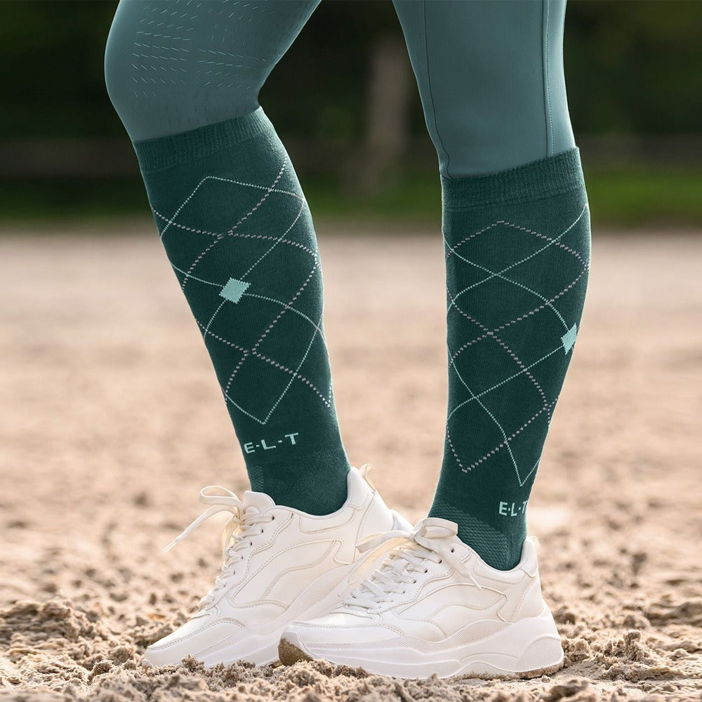 Calze Equitazione Argyle Classiche e Traspiranti