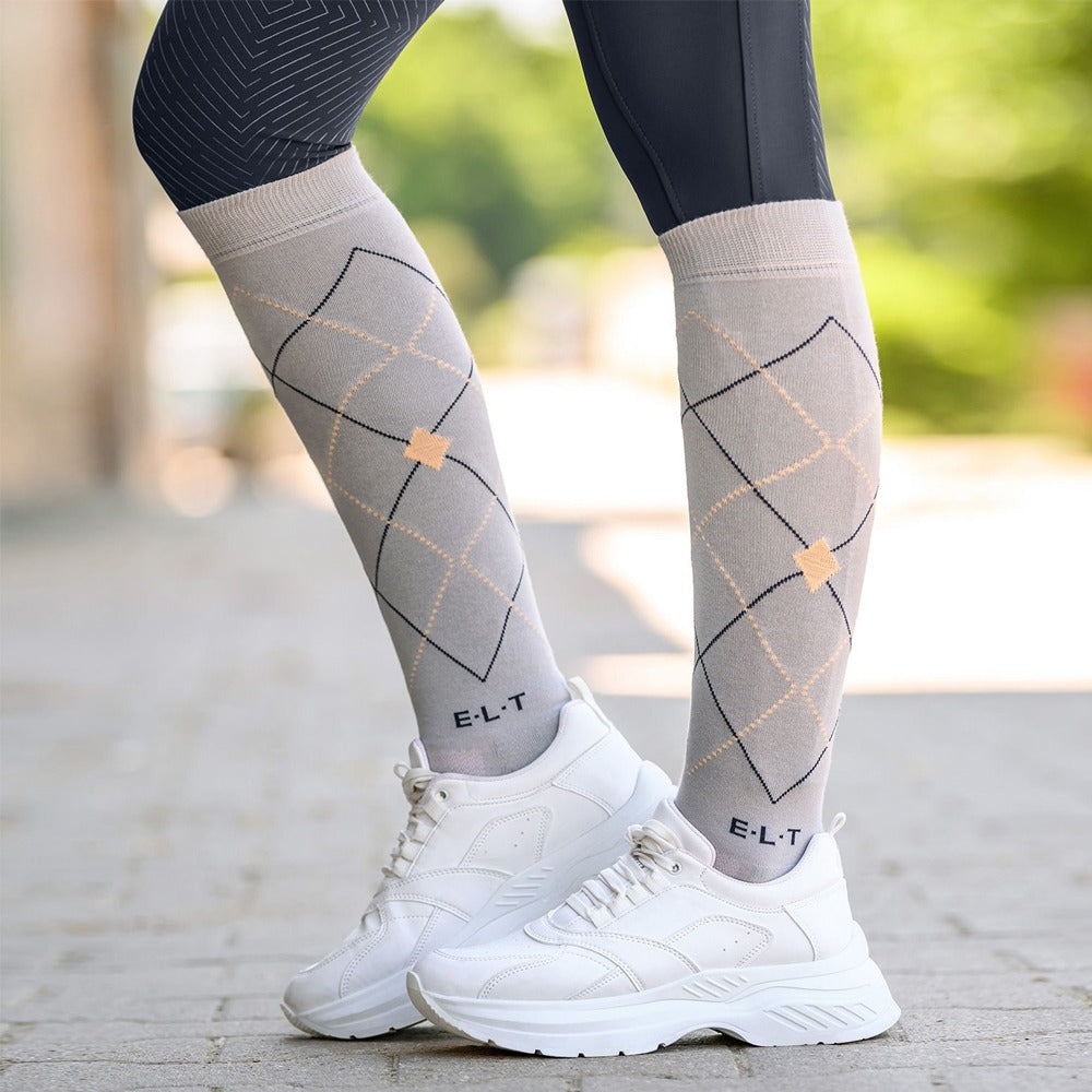 Calze Equitazione Argyle Classiche e Traspiranti