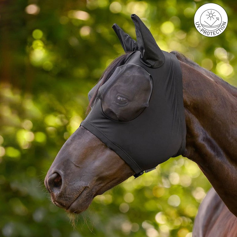 Puck Fly Mask in Stretch Polyester with Zipper