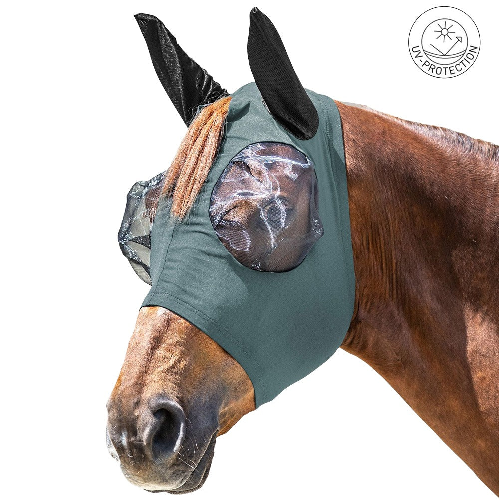 Puck Fly Mask in Stretch Polyester with Zipper
