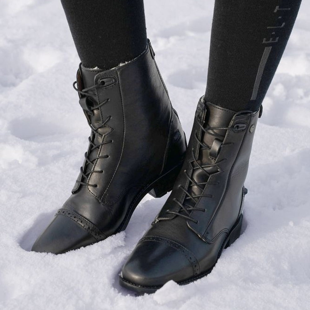 Belfort Winter Schnürstiefelette Leder Reitsport Komfort Schuh