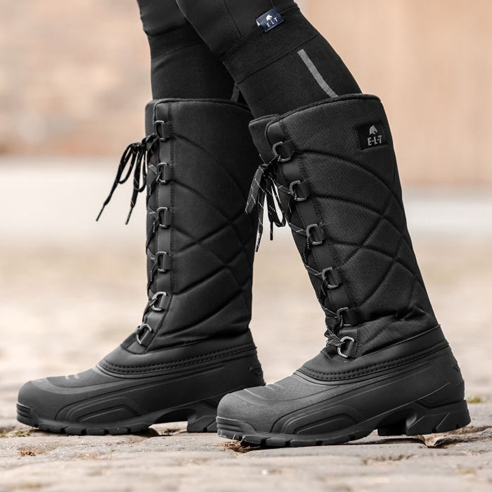 Cleveland Thermal Riding Boots Black Waterproof Winter Equestrian