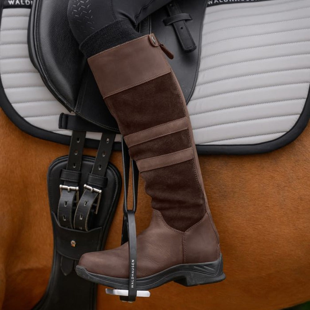 Oakland Winter Stallstiefel Braun Warmer Komfort Reitsport