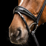 Waldhausen S-Line Magic Bridle with Crystal Browband - Black