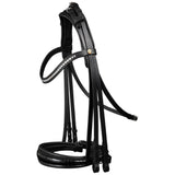 Briglia Waldhausen S-Line Kandare Magic con cristalli - Nero