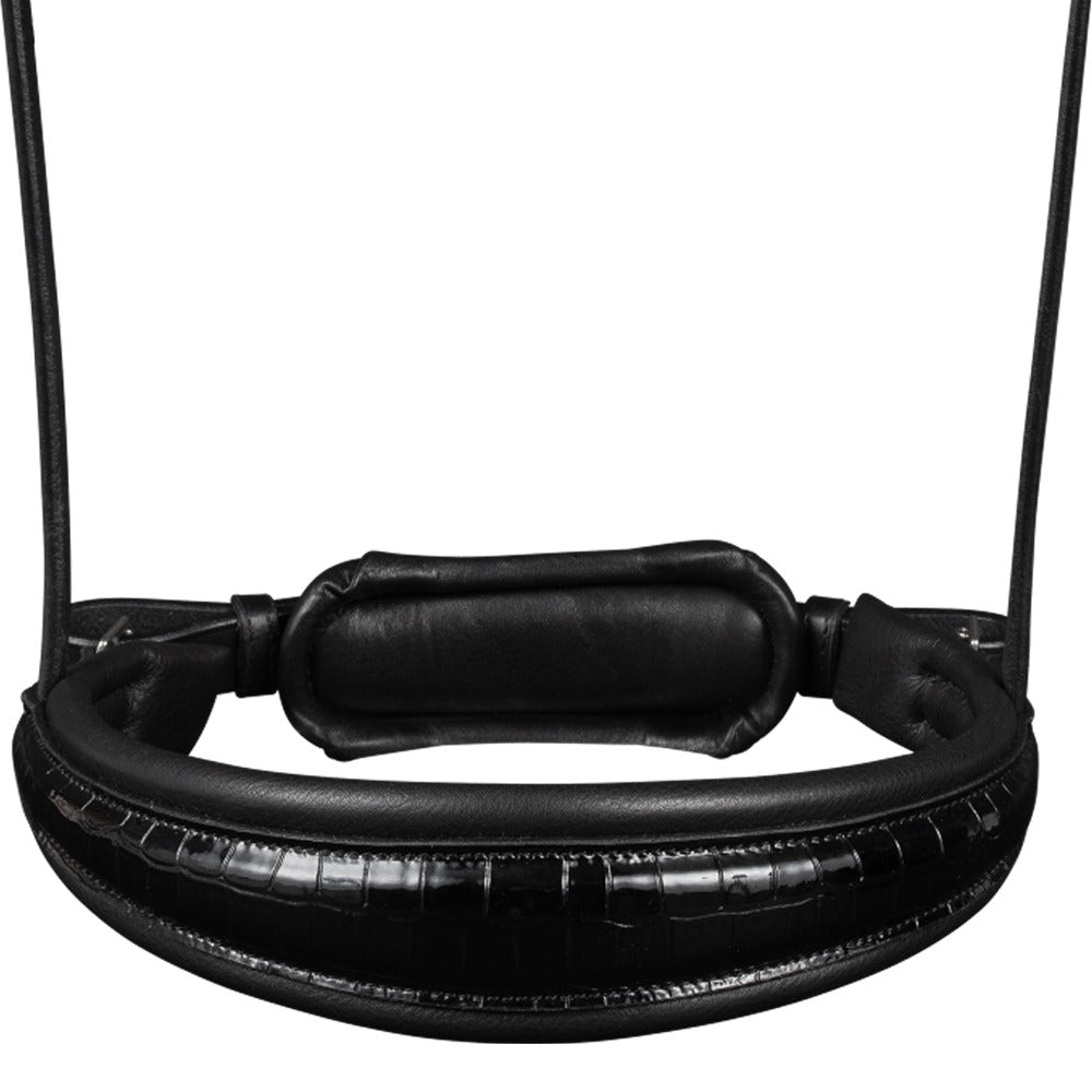 Briglia Waldhausen S-Line Kandare Magic con cristalli - Nero